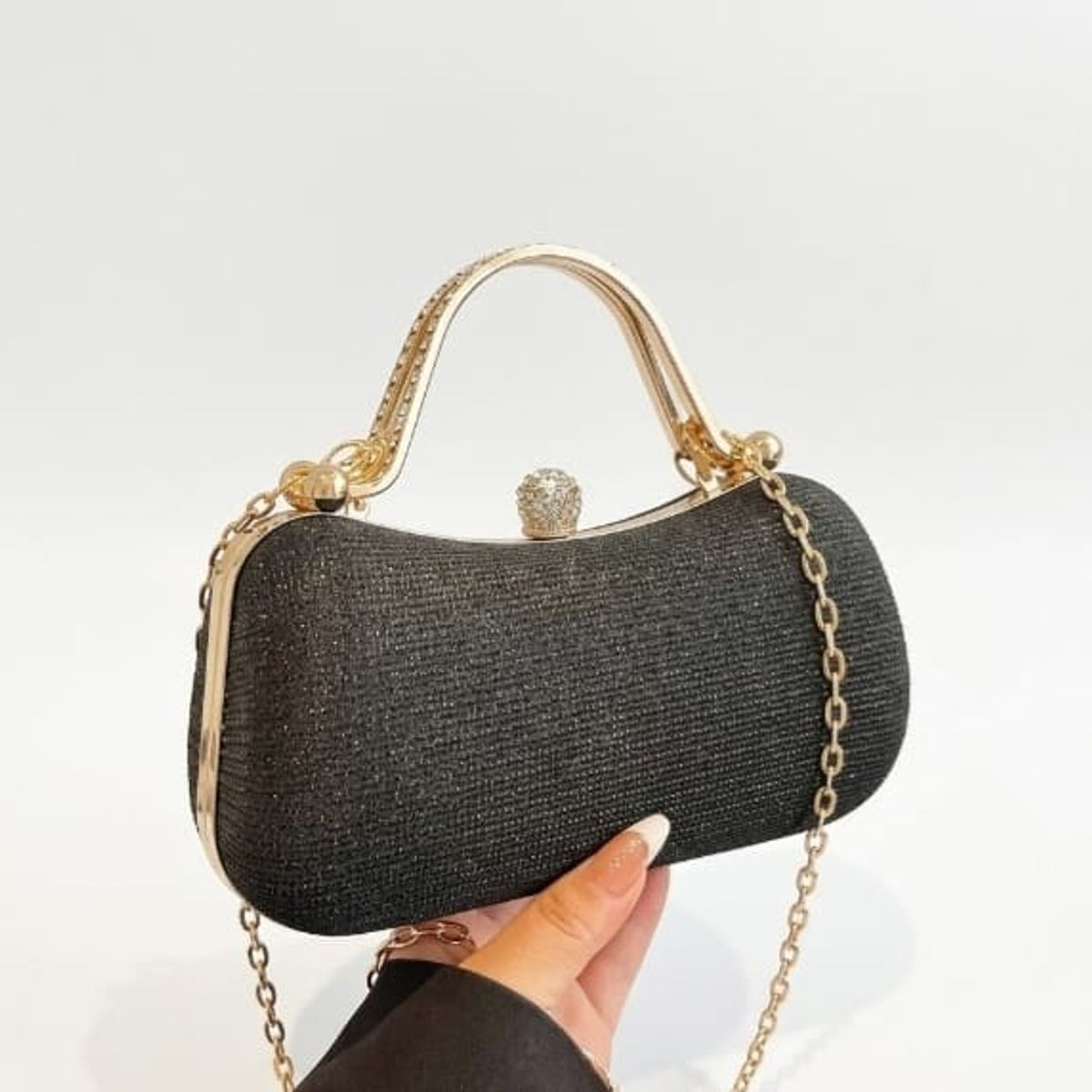 GENERICO - CARTERA FIESTA MUJER color Negro