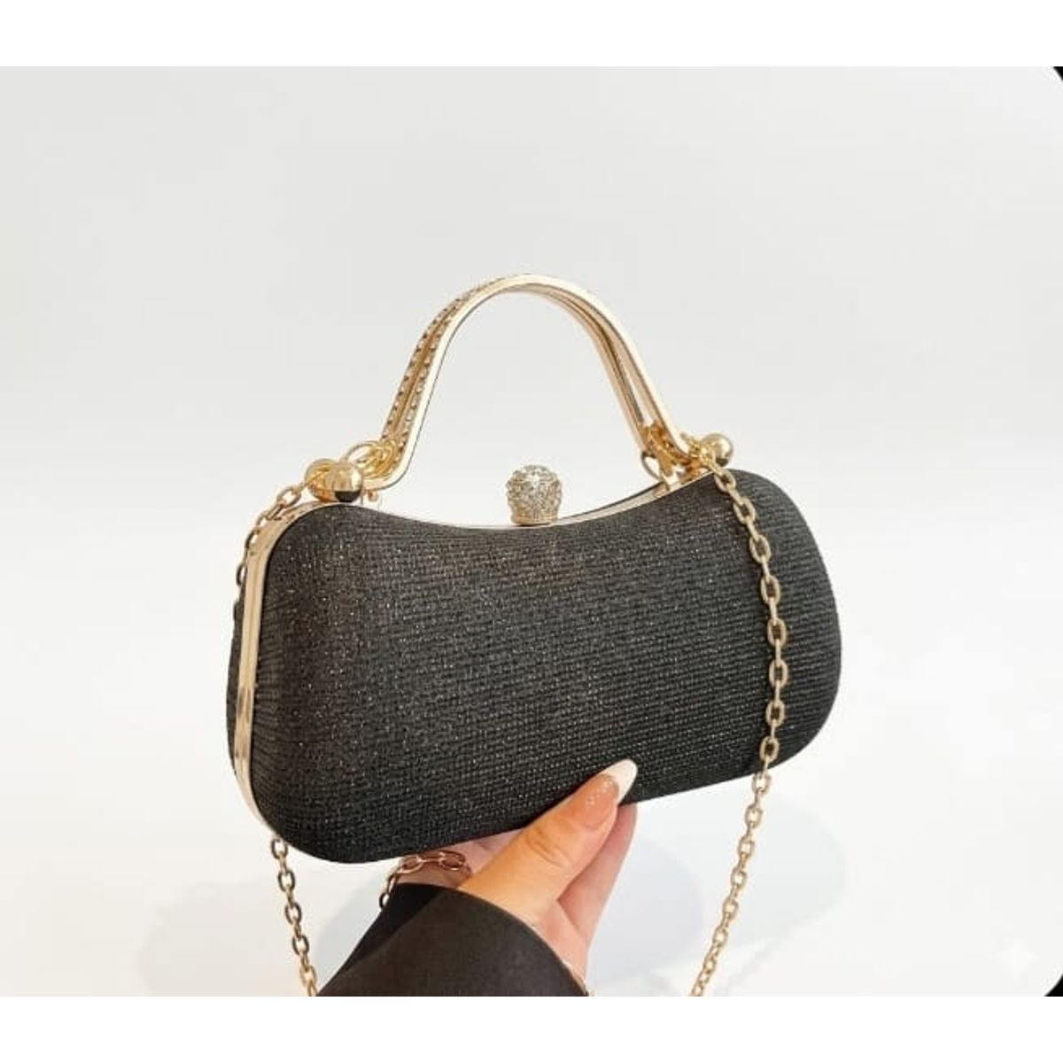 GENERICO - CARTERA FIESTA MUJER color Negro