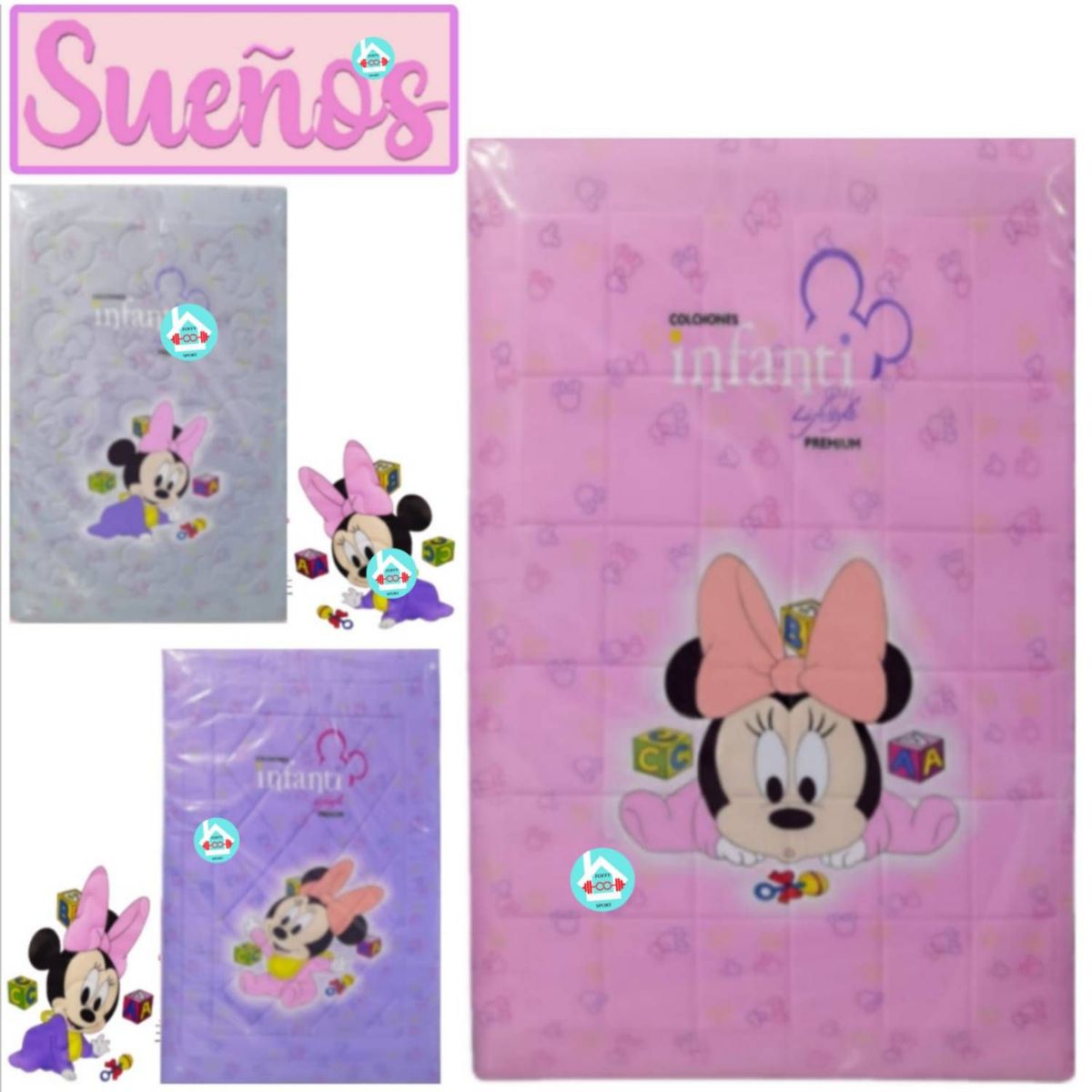 GENERICO - Colchon ergonomico para bebe NIÑA