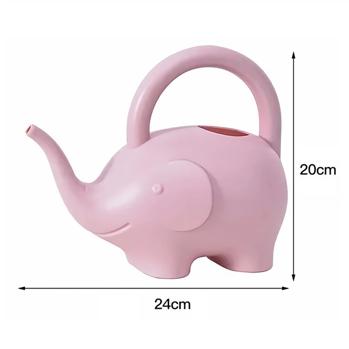 GENERICO - Regadera Con Diseño De Elefante Para Jardinería Color Rosado