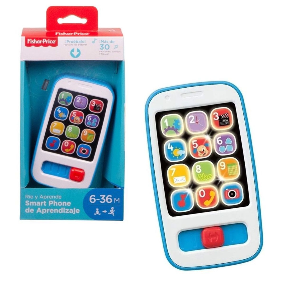 FISHER PRICE - Fisher Price Smartphone de Aprendizaje Azul