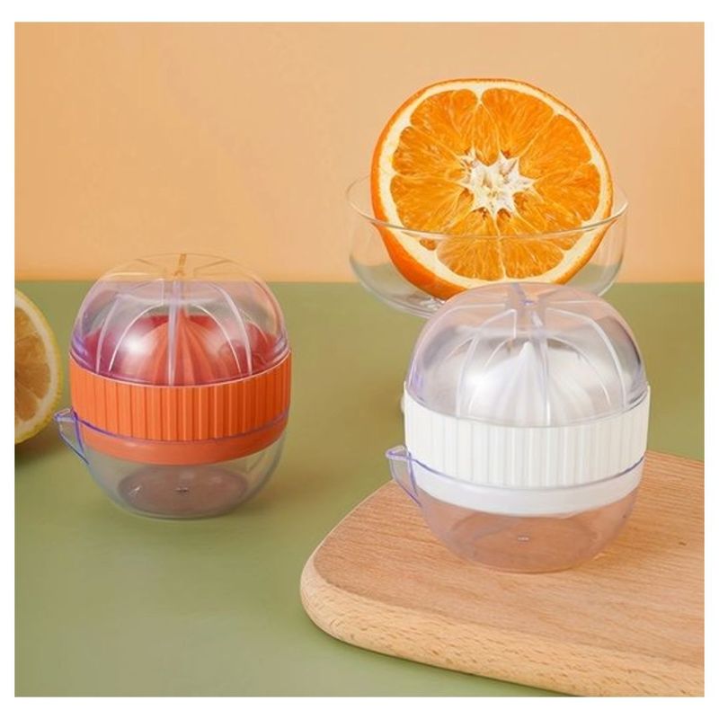 GENERICO - Exprimidor Manual de Naranja Portátil Color Blanco