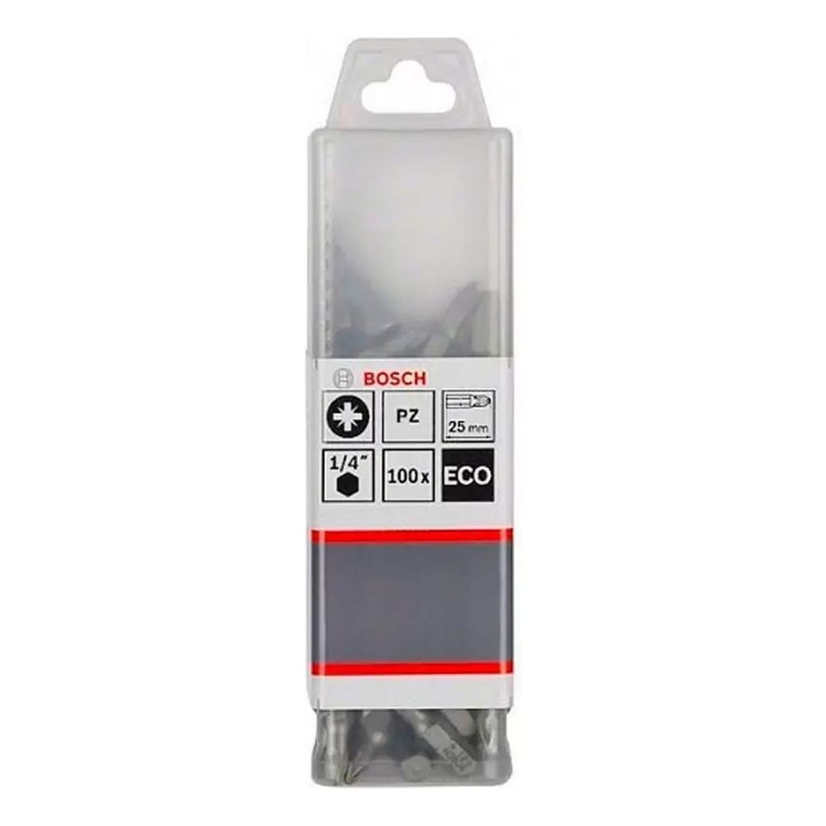 BOSCH - Bosch Punta Pozidriv 3X25mm 100 Unidades Caja Plastica