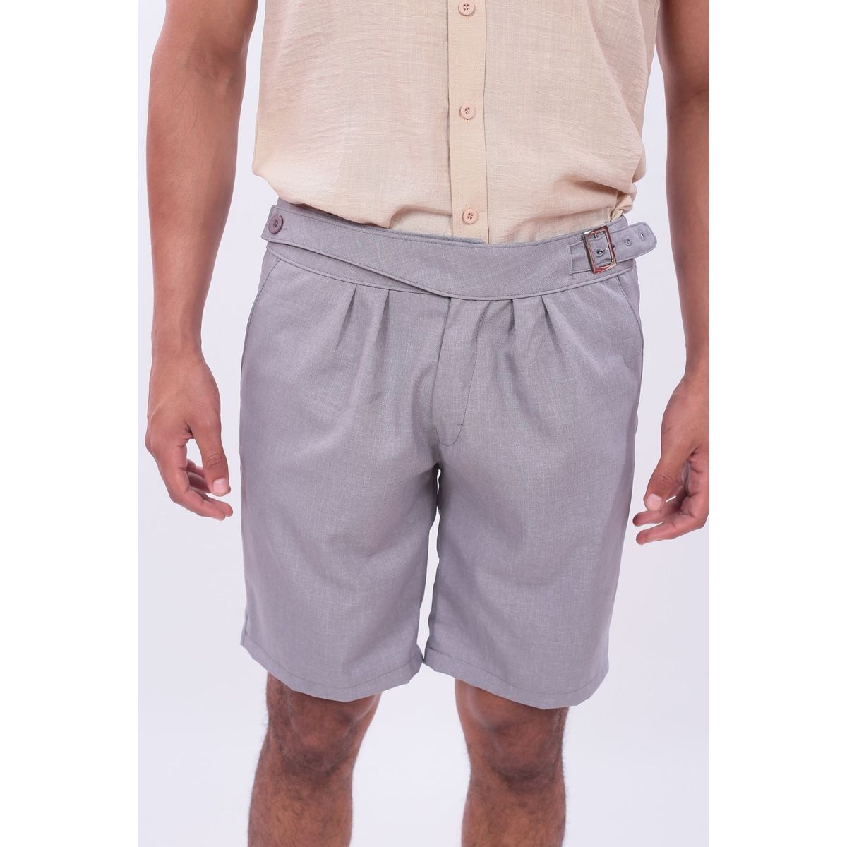 J JERAOUS - BERMUDA JERAOUS FITTED Plateado