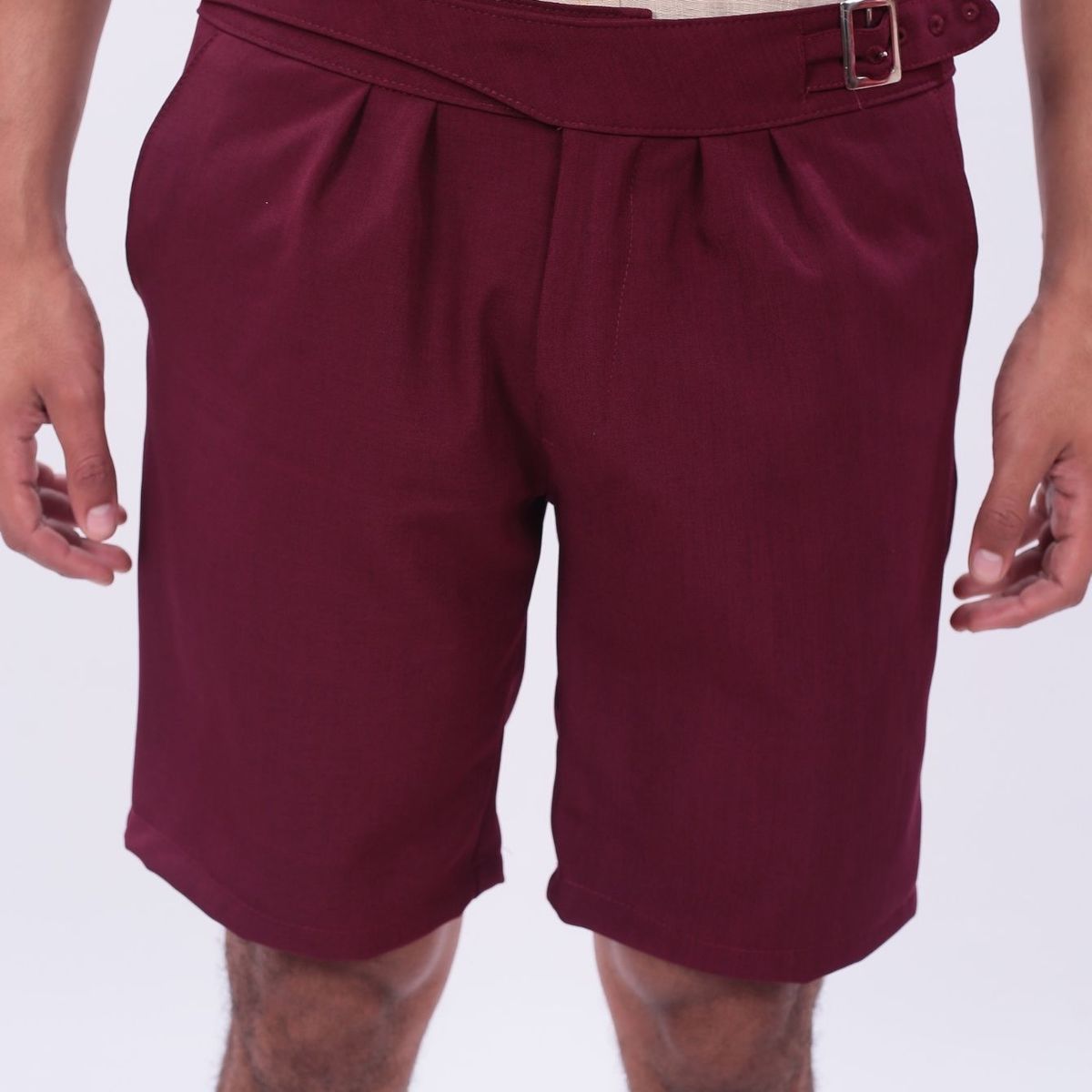 J JERAOUS - BERMUDA JERAOUS FITTED Guinda