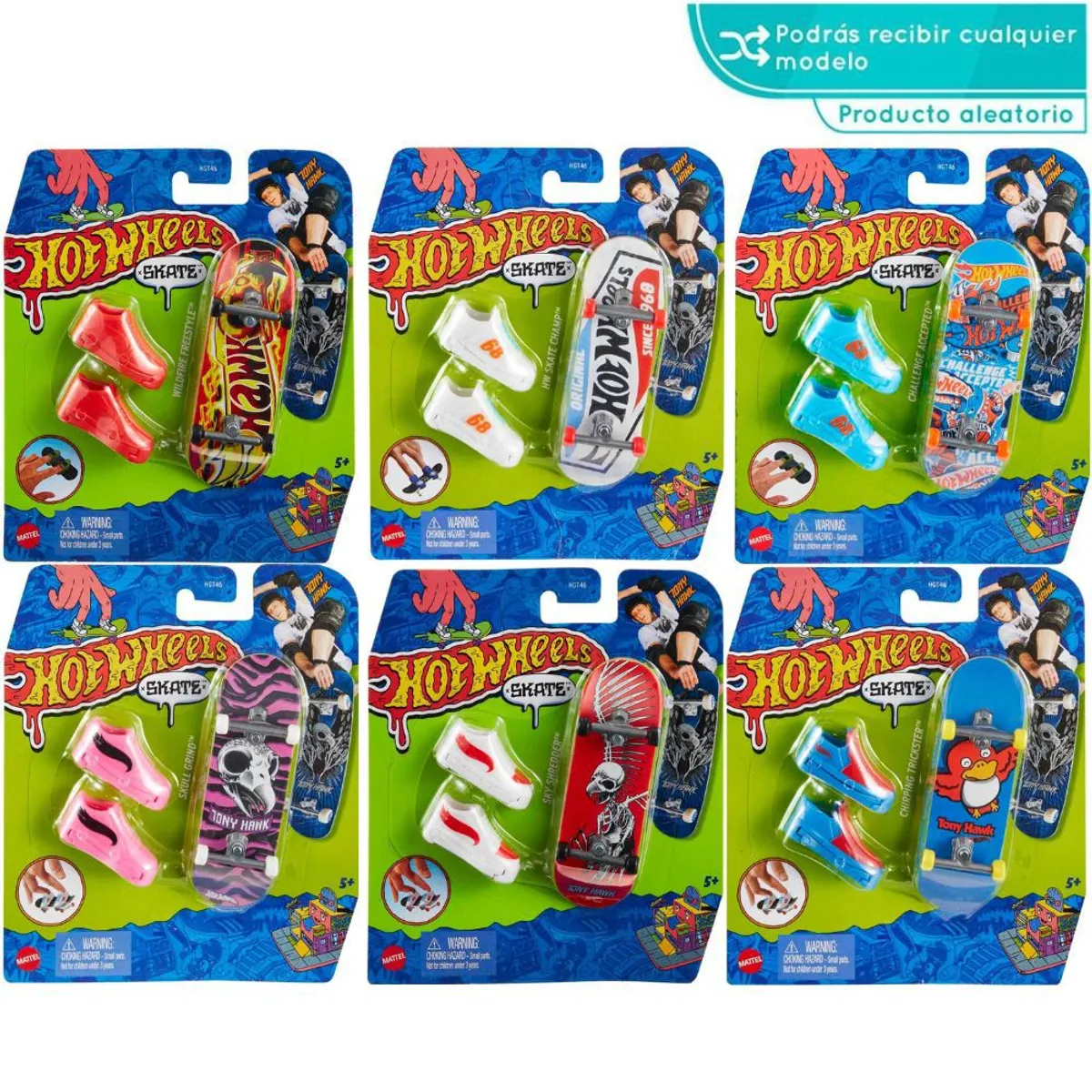 HOT WHEELS - Hot Wheels Patineta + tenis Surtido