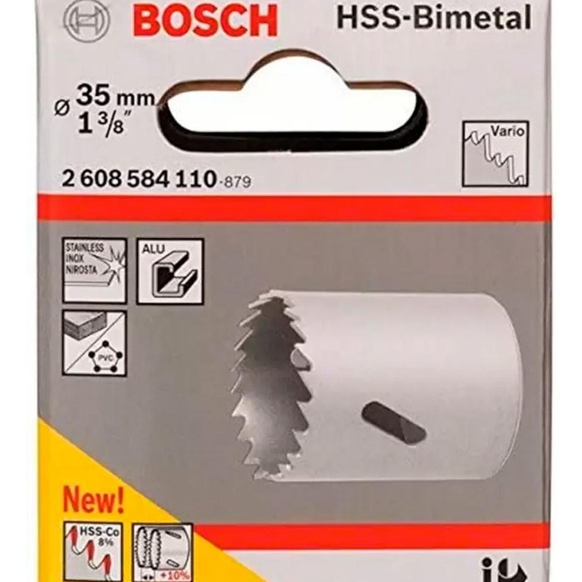 BOSCH - Sierra Bosch Copa Cobaltada Bimetal 35mm  1.3/8"