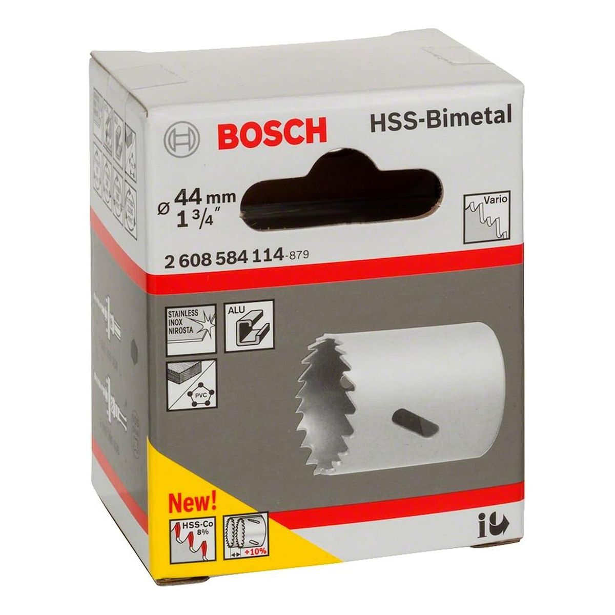 BOSCH - Sierra Bosch Copa Cobaltada Bimetal 44mm  1.3/4"
