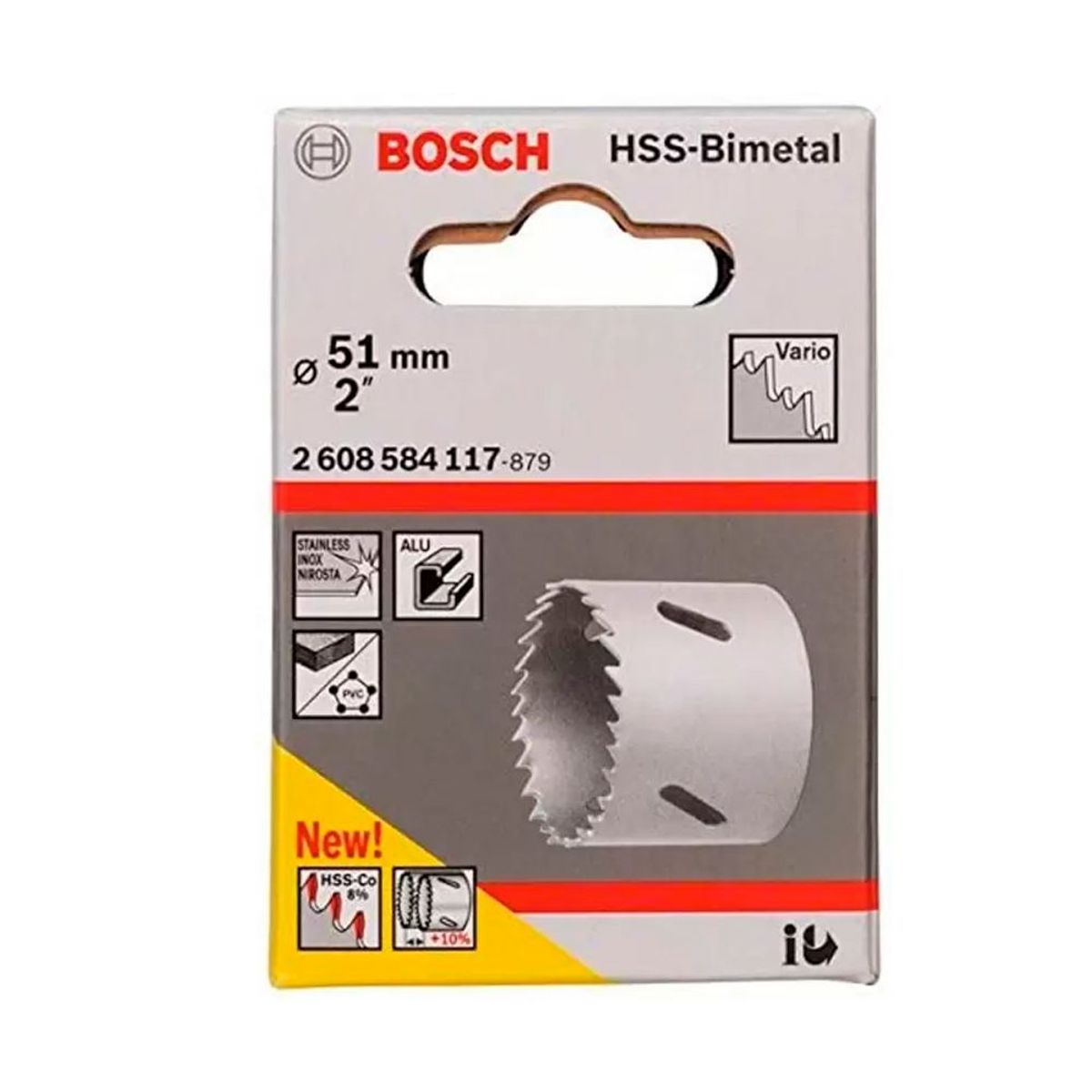 BOSCH - Sierra Bosch Copa Cobaltada Bimetal 51mm  2"