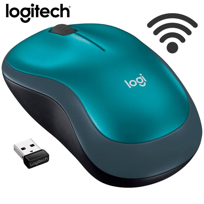 LOGITECH - Mouse Logitech M185 Wireless Azul