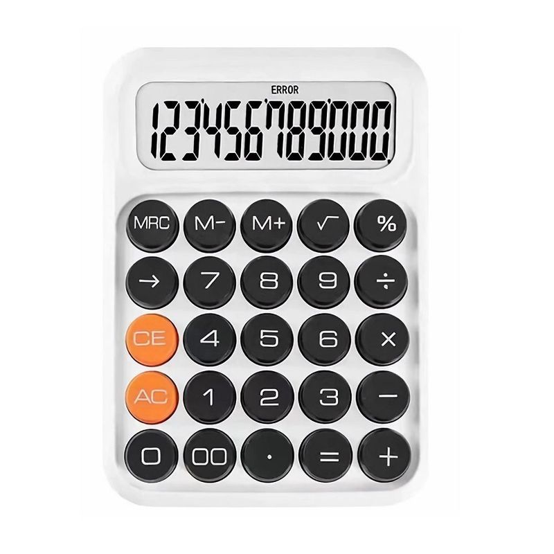 GENERICO - Calculadora Con Teclas Tipo Teclado Mecánico De12 dígitos