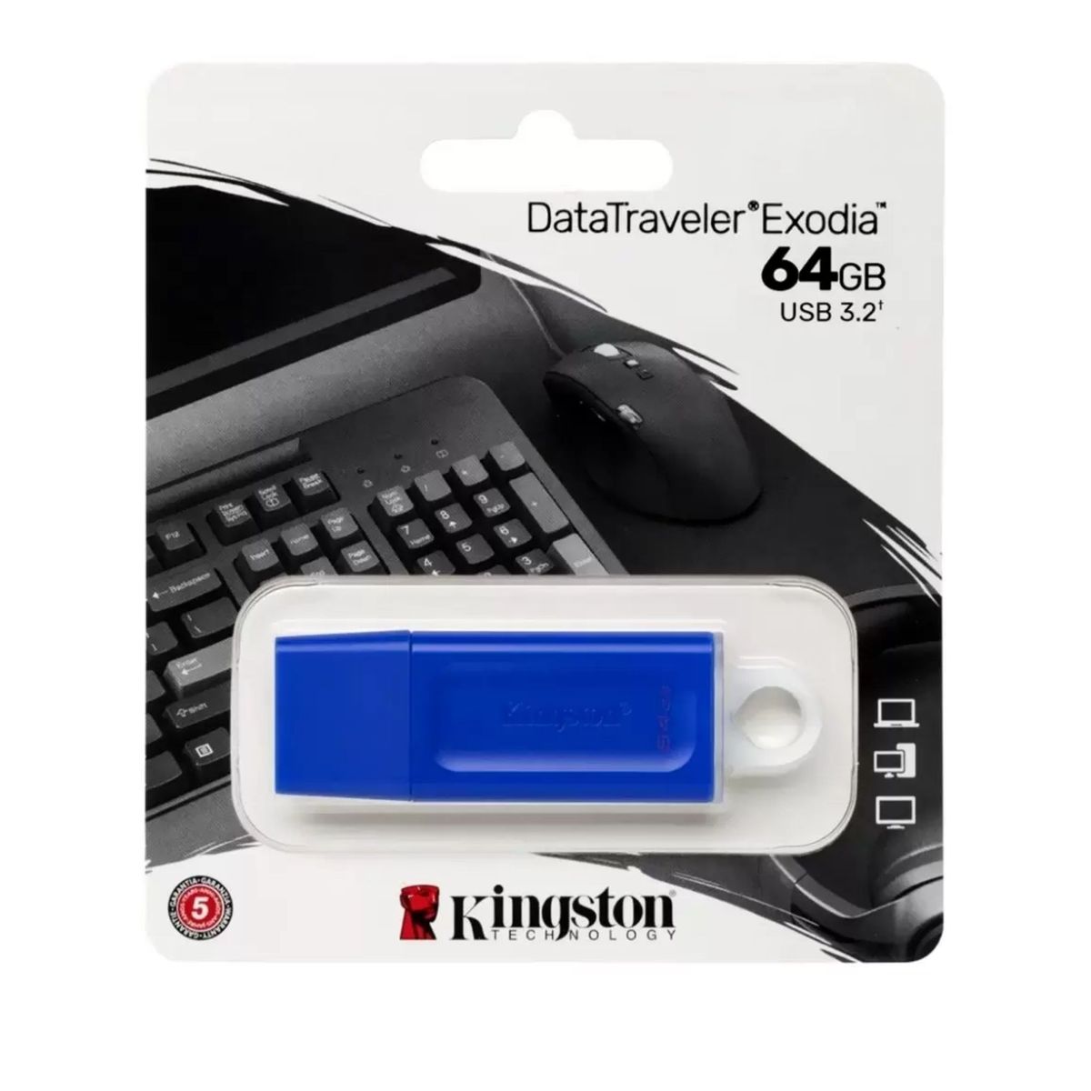 KINGSTON - Memoria Flash USB Kingston DataTraveler Exodia 64GB