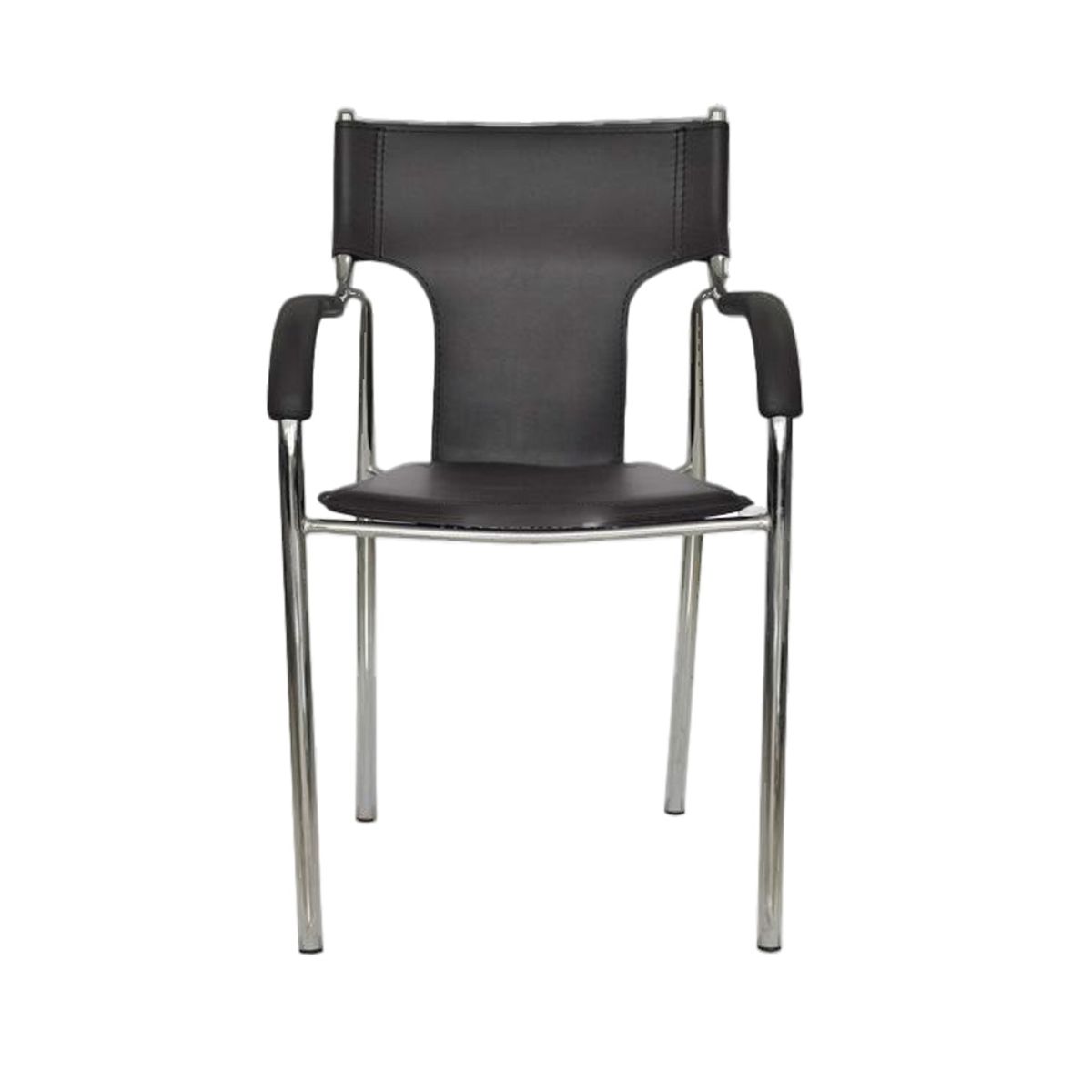 OFIDEAS - Silla de Visita Fija Soft I Negro Ofideas
