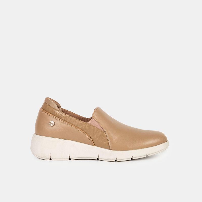 BATA - Mocasines Casuales Bata Comfit Fiona Gris Mujer