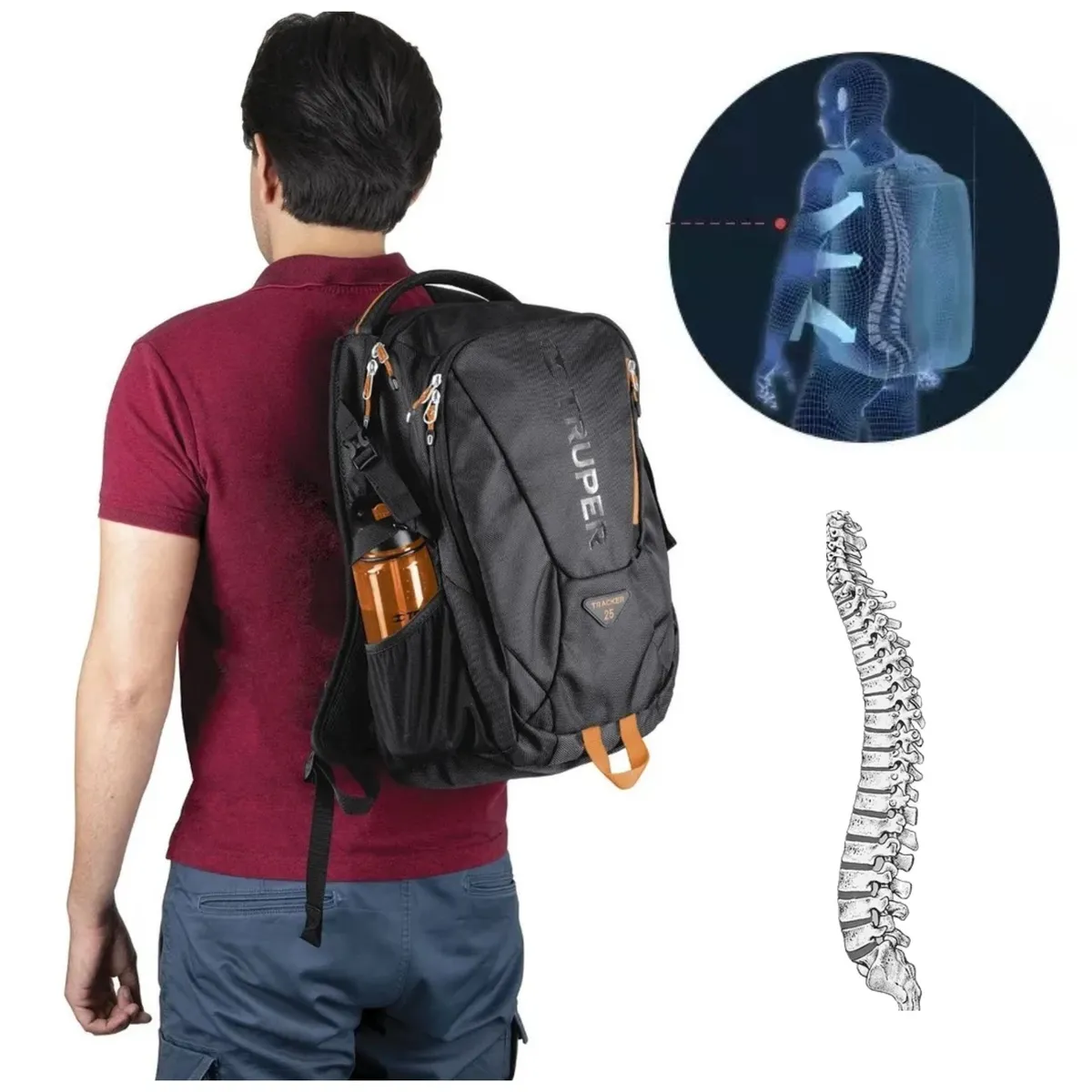 TRUPER - MOCHILA PORTALAPTOP  gama alta tomatodo Truper expert