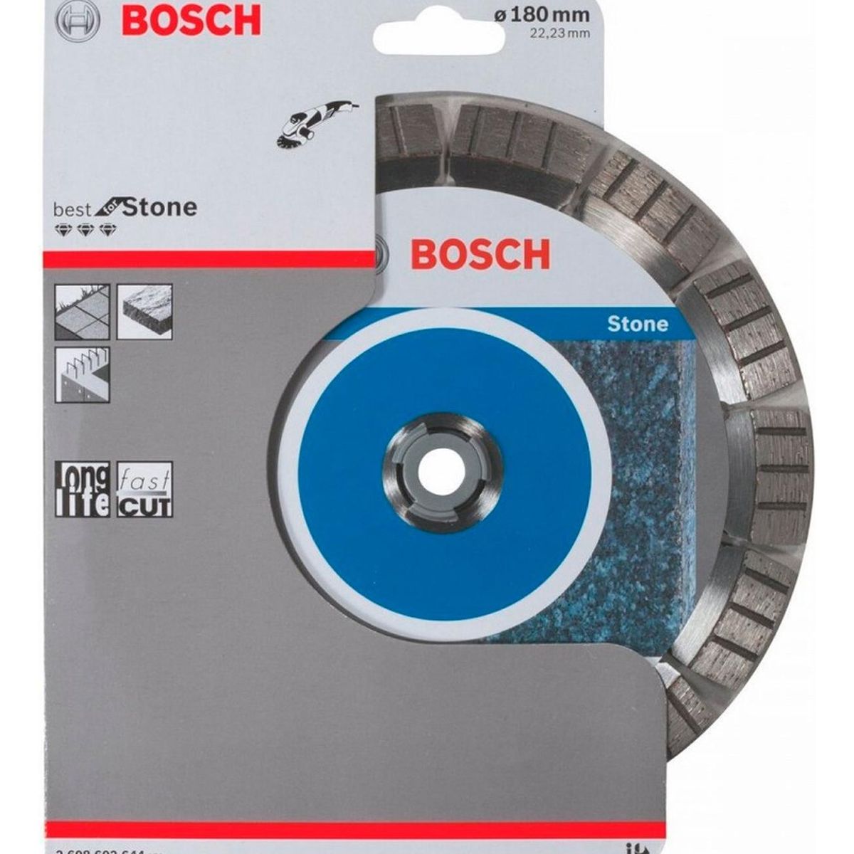 BOSCH - Disco Diamantado  7" Best Stone Segmentado 3 Diamantes