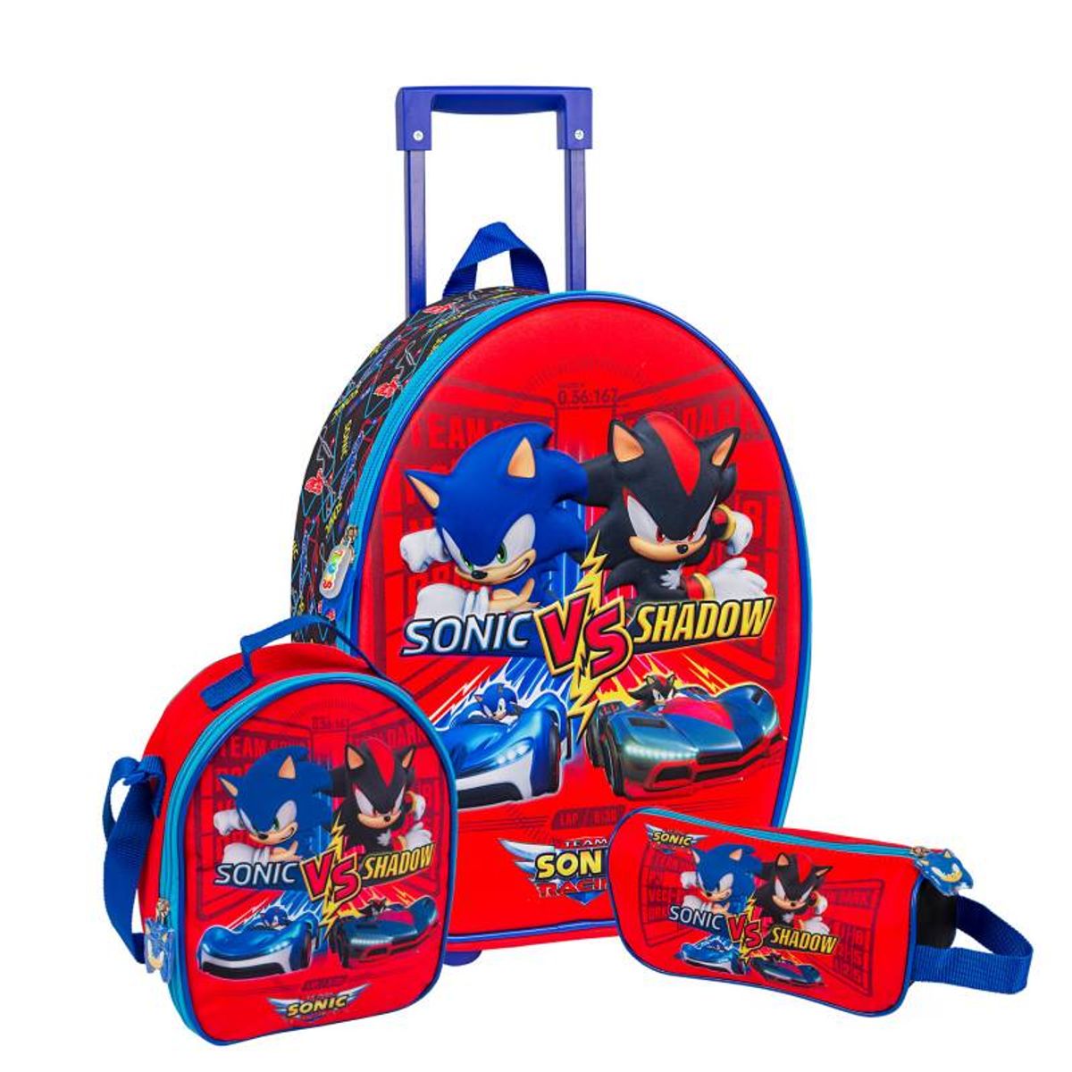 SCOOL - MALETA SET SCOOL RANGER 3D GRANDE SONIC
