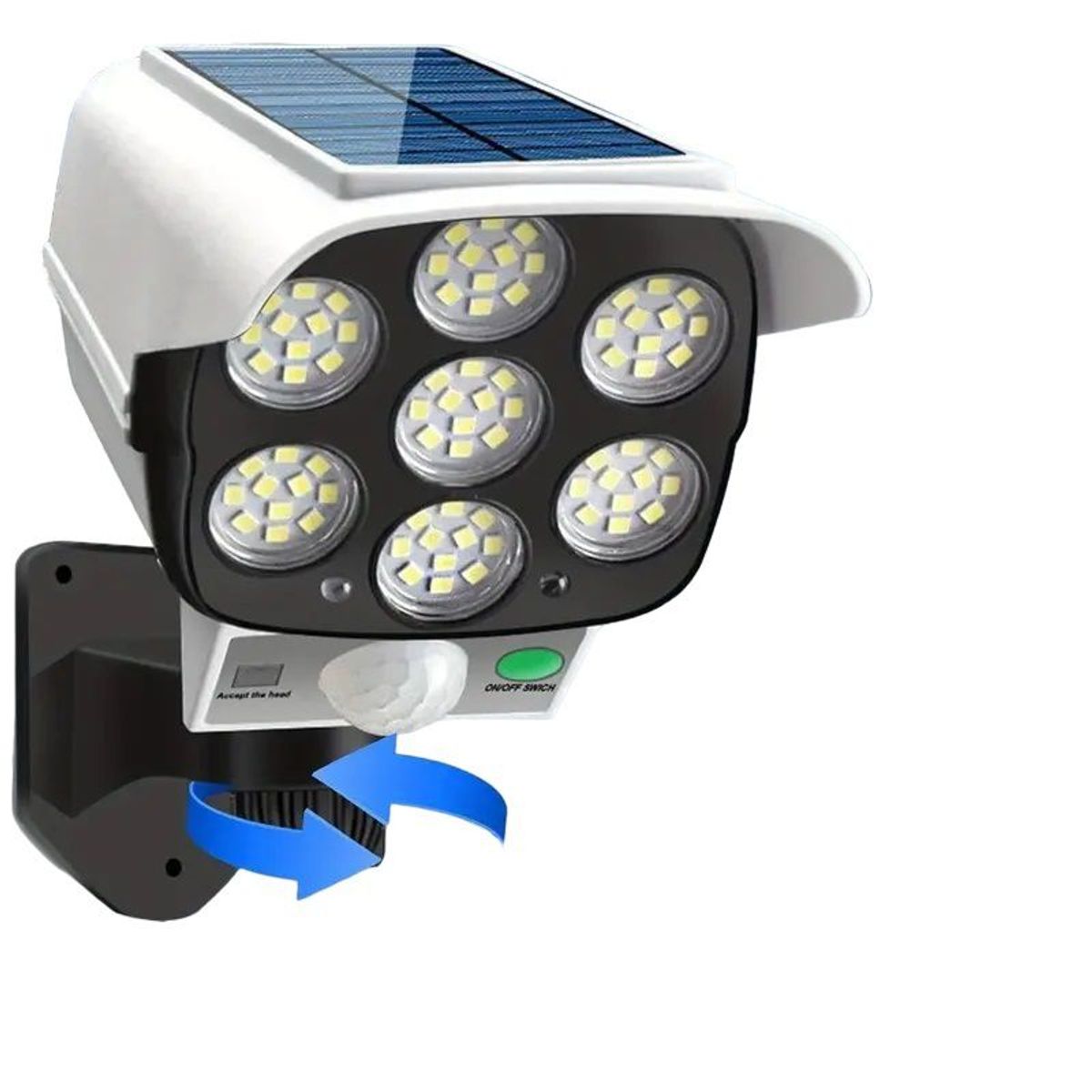 GENERICO - SIMULADOR  CON SENSOR HUMANO - SOLAR CON CONTROL REMOTO