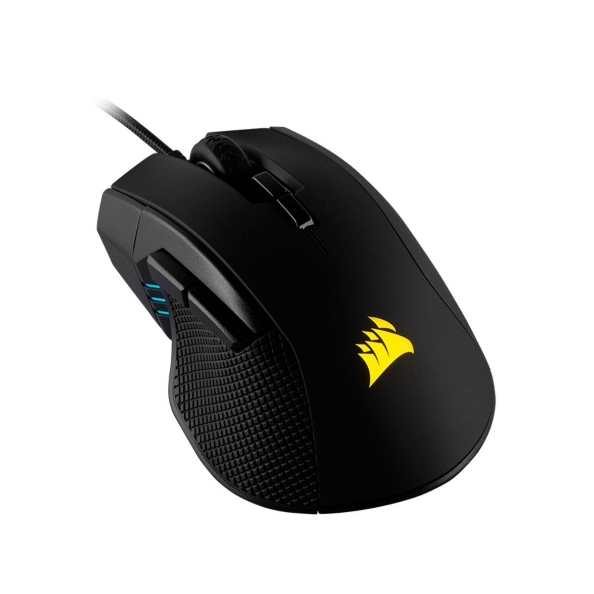 CORSAIR - Mouse óptico Corsair Ironclaw RGB Gaming, 18 000 dpi, 7 botones