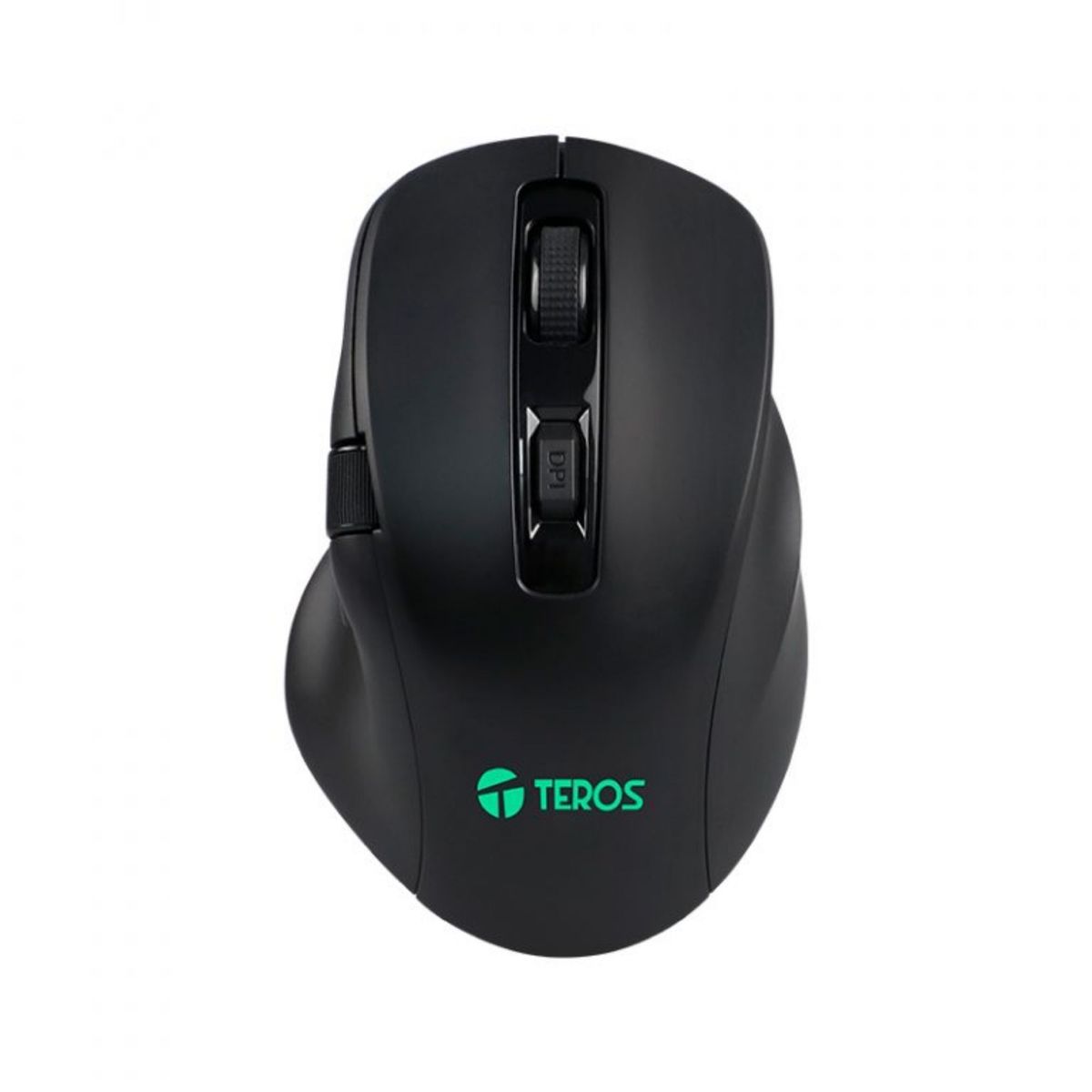 TEROS - Mouse Teros TE-5168N, Óptico 2.4G Bluetooth USB, 6400 DPI, RGB, Negro