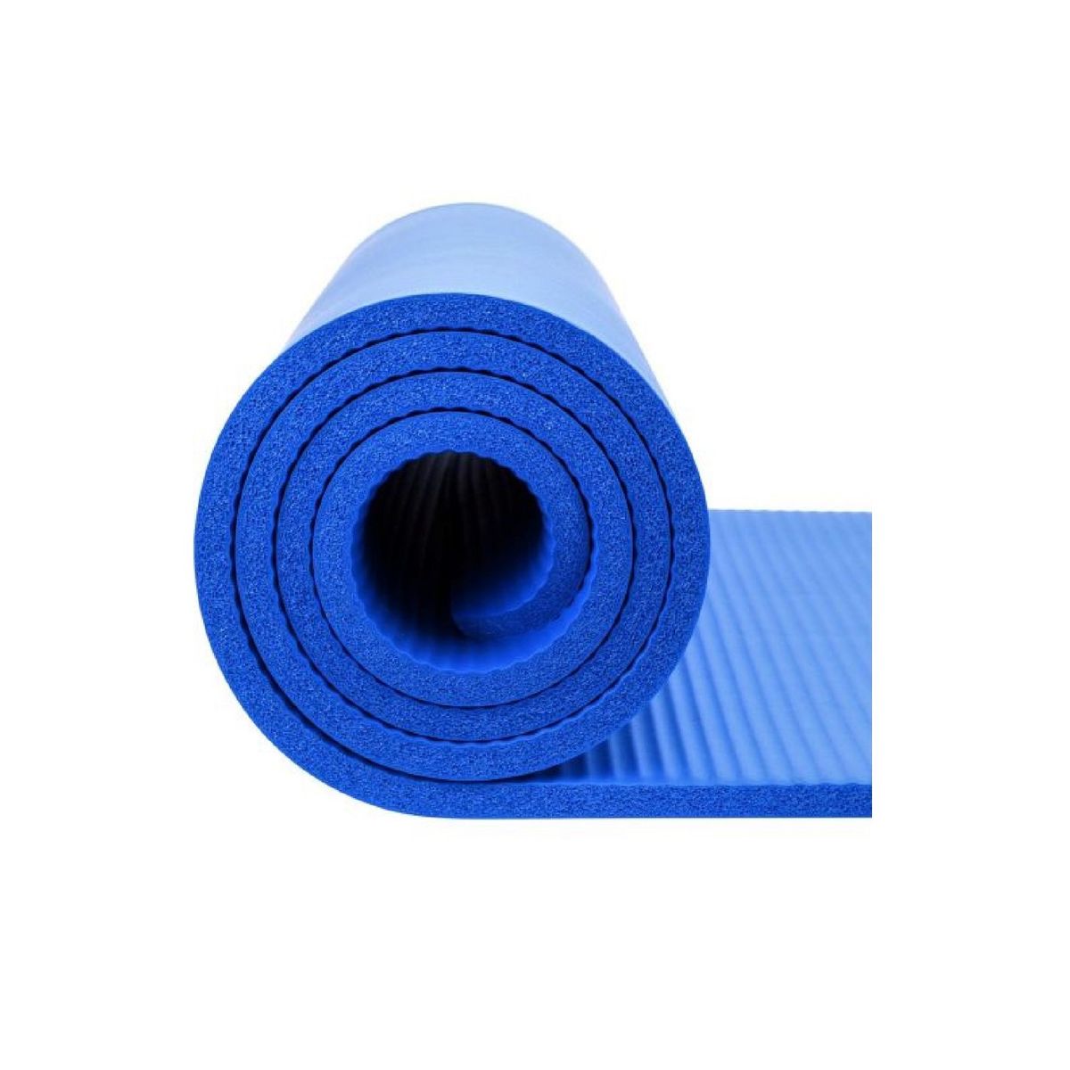 WINNER - Colchoneta Yoga Mat Gruesa 15 mm con Bolso y Sujetador Azul
