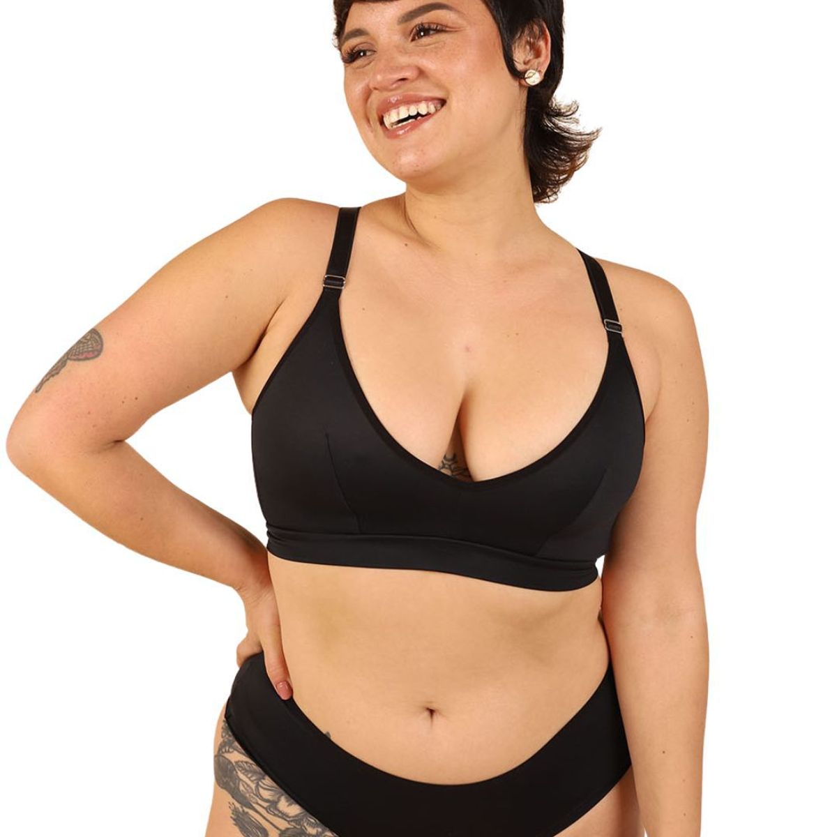 GENERICO - Top De portivo Mila de microfibra mate