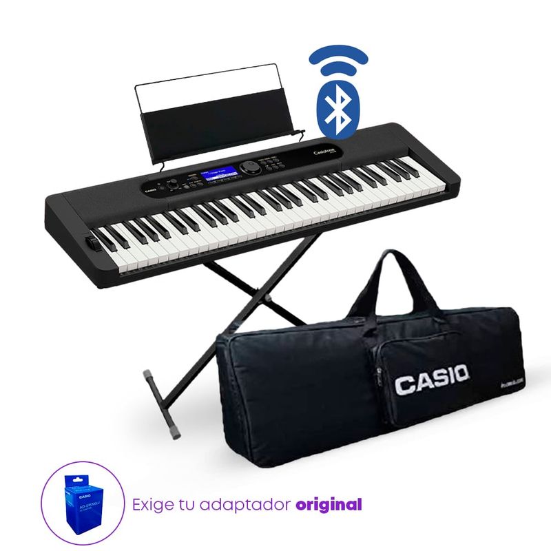 CASIO - TECLADO CT-S410 PACK SEMIPROFESIONAL BT