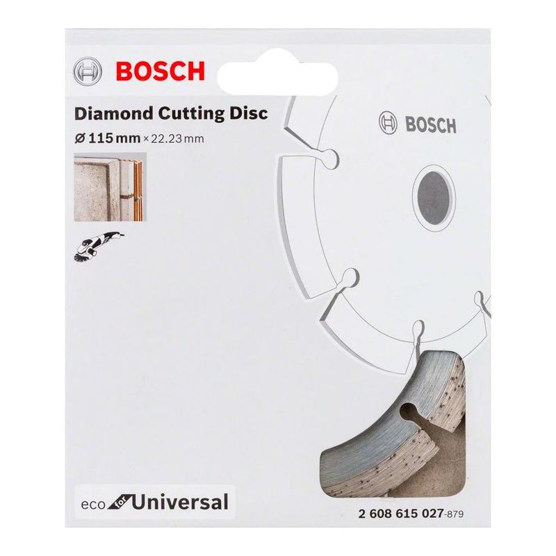 BOSCH - Caja X10 Disco Eco Universal Segmentado 4-12