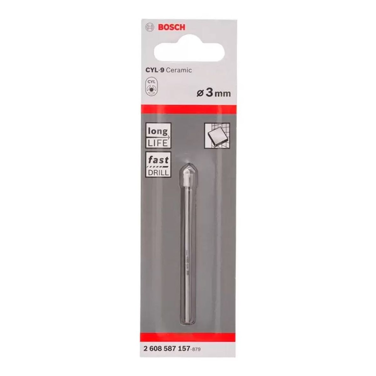 BOSCH - Bosch Broca Expert para Ceramica CYL-9 3mm