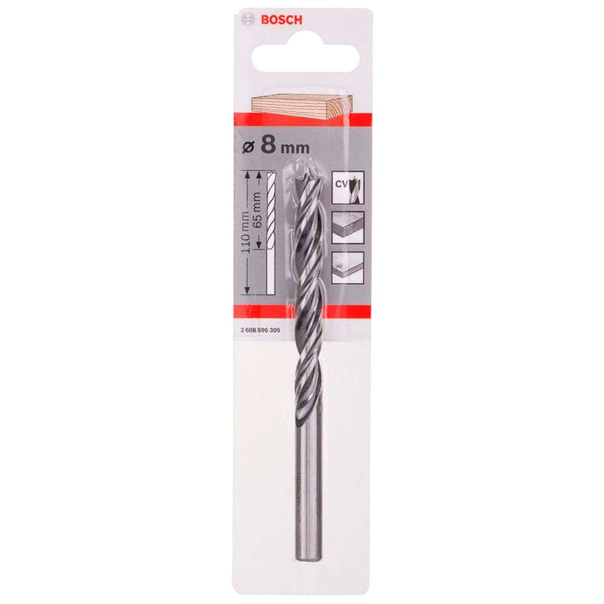 BOSCH - Bosch Broca Madera 8mm  XU.