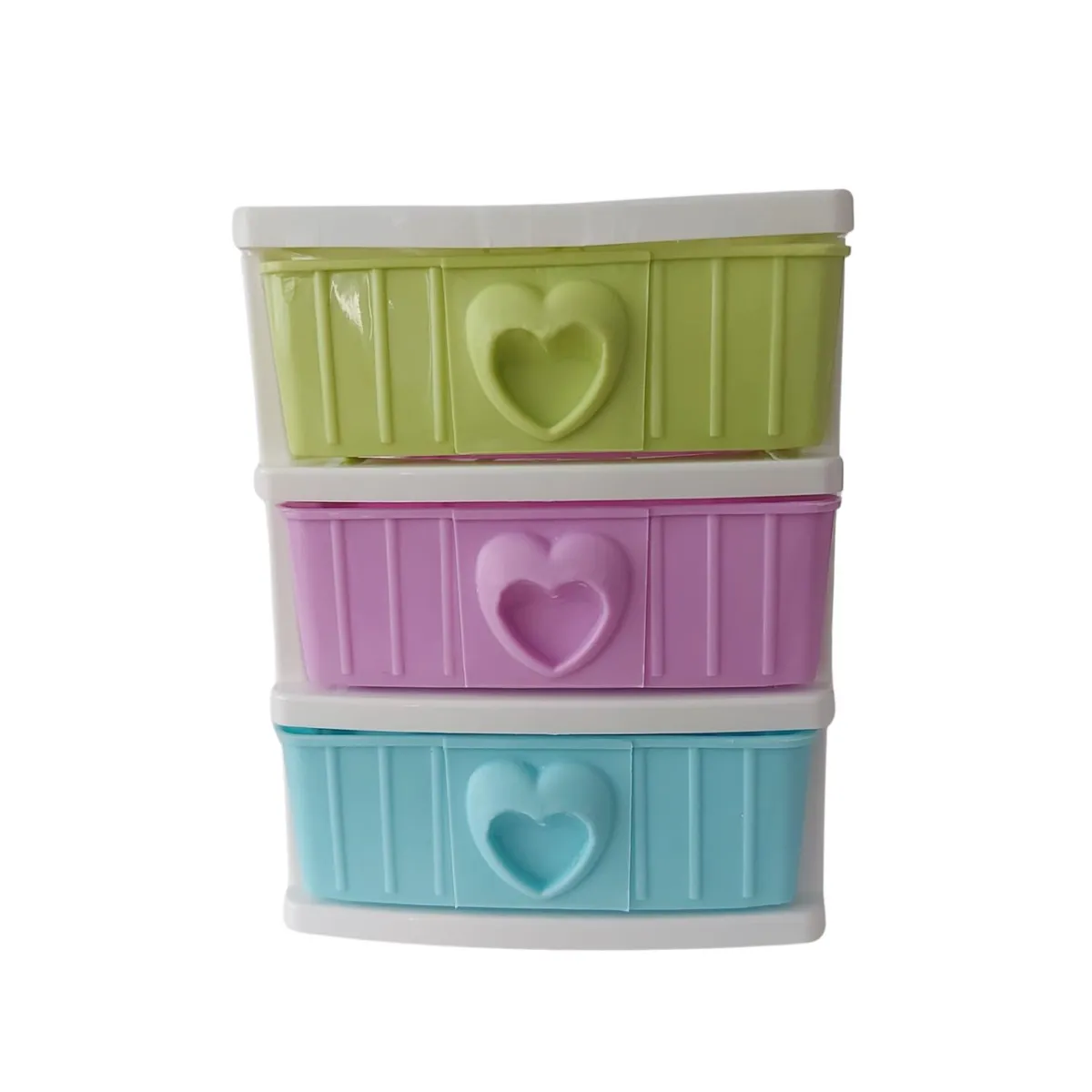 GENERICO - Organizador de plástico / Joyero - 3 niveles