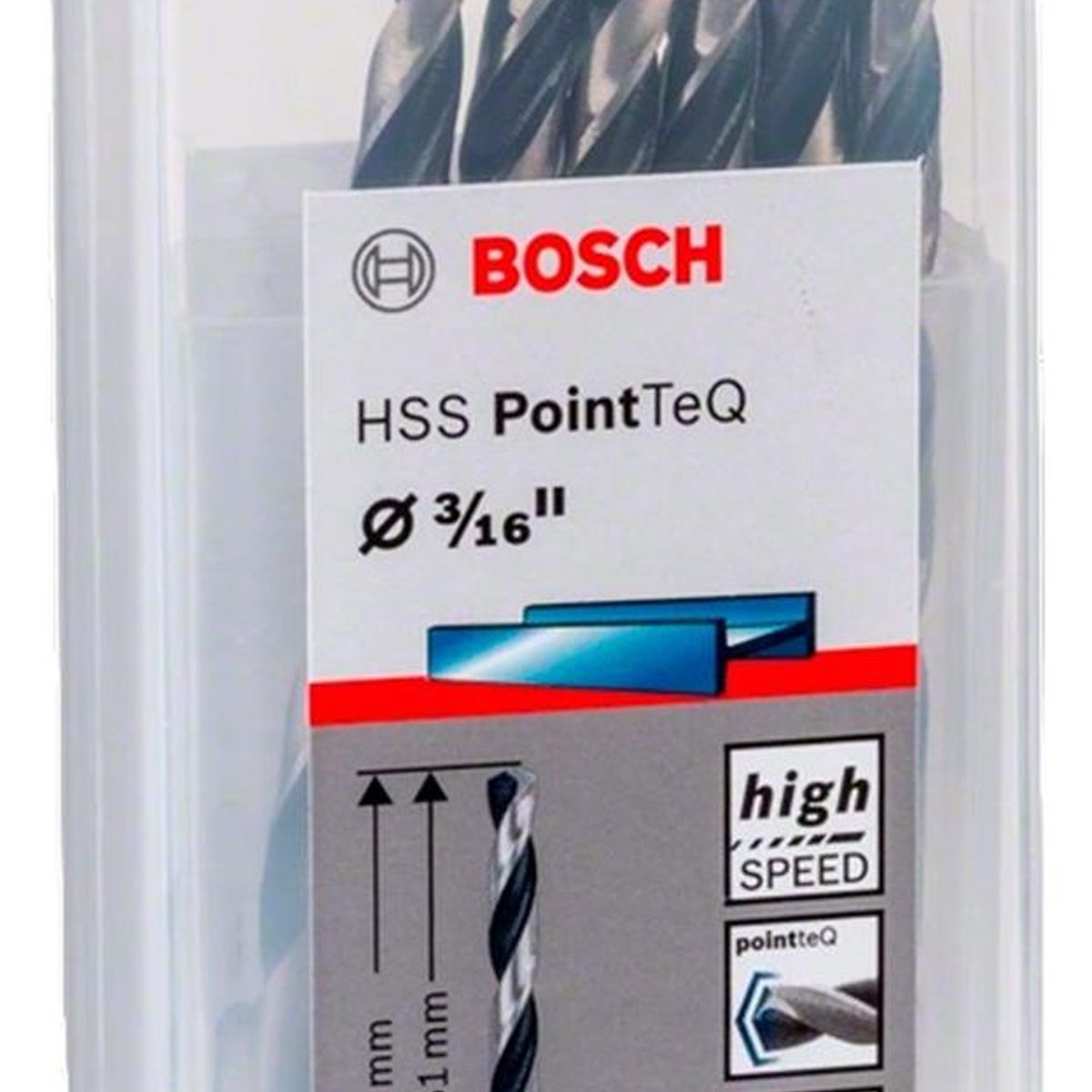 BOSCH - Bosch Broca Metal HSS PointTeQ CjaX10  3/16"