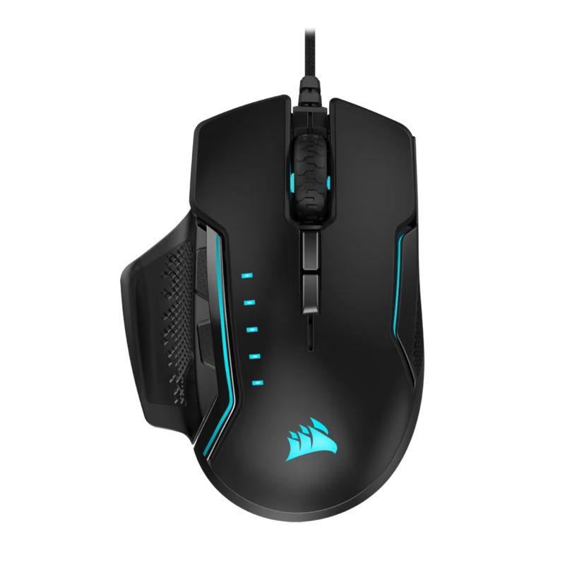 CORSAIR - Mouse para juegos Corsair GLAIVE RGB PRO color negro