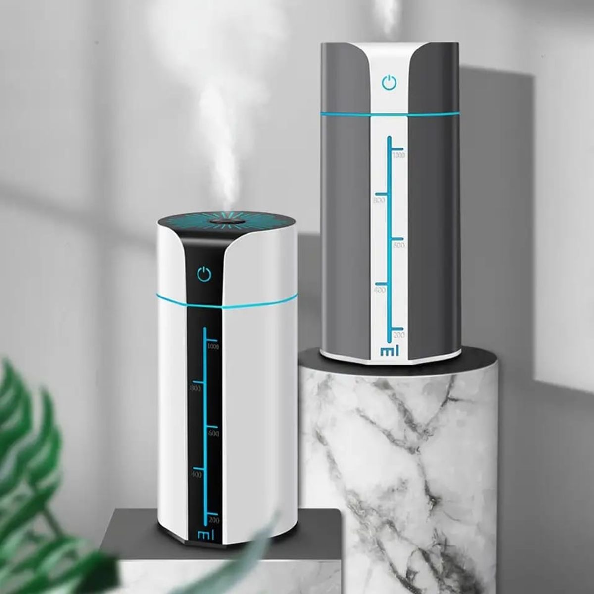 GENERICO - Humidificador Difusor Aromaterapia Luz 7 Colores 1000ml