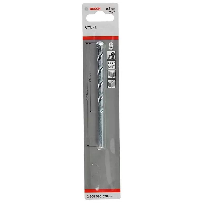 BOSCH - Bosch Broca Muro Concreto CYL-1 80 X 120