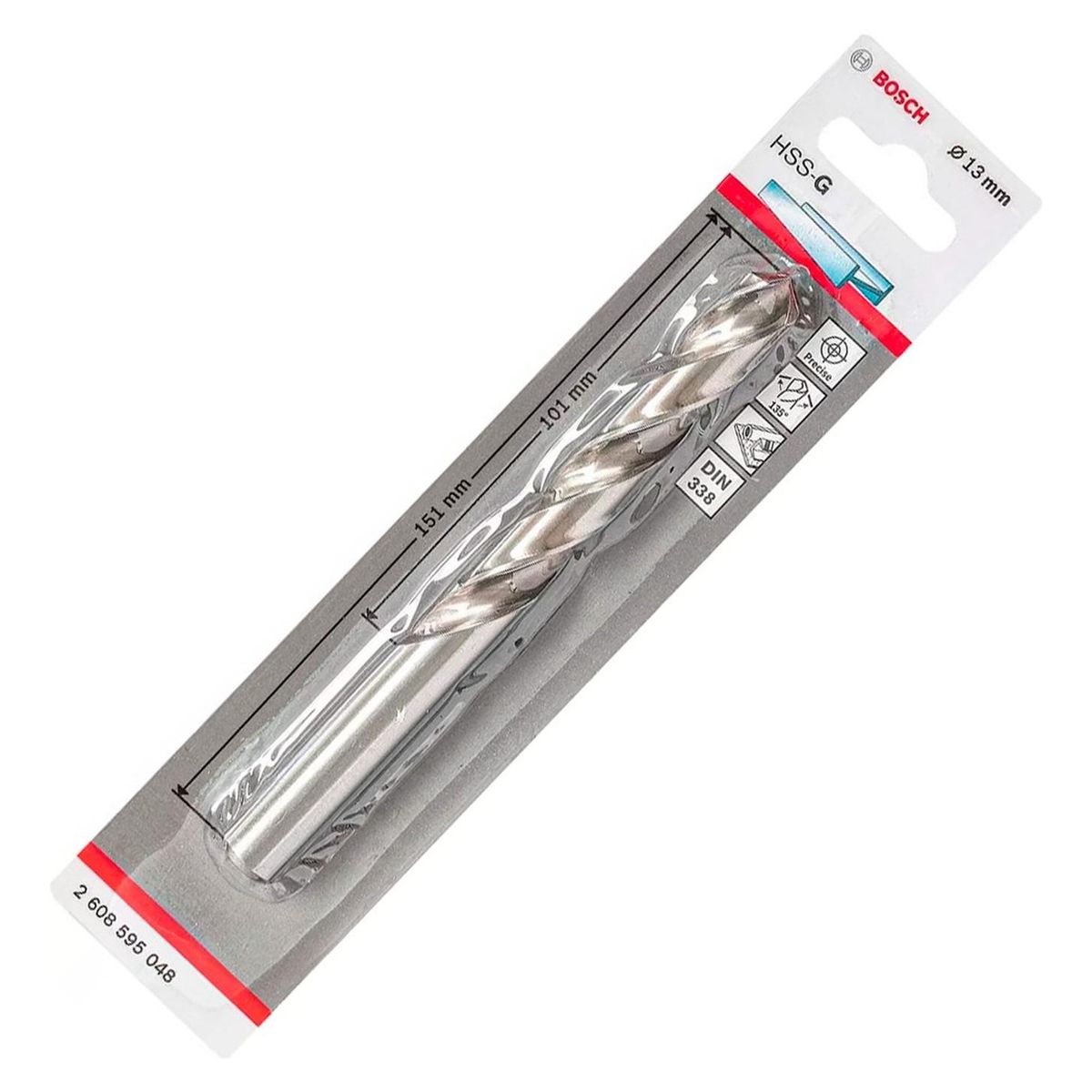 BOSCH - Bosch Broca Metal  HSS-G  13.0X151mm. 1U.