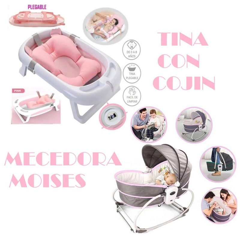 IDEAL - Mesedora Multifuncional 5 en 1 mas tina plegable