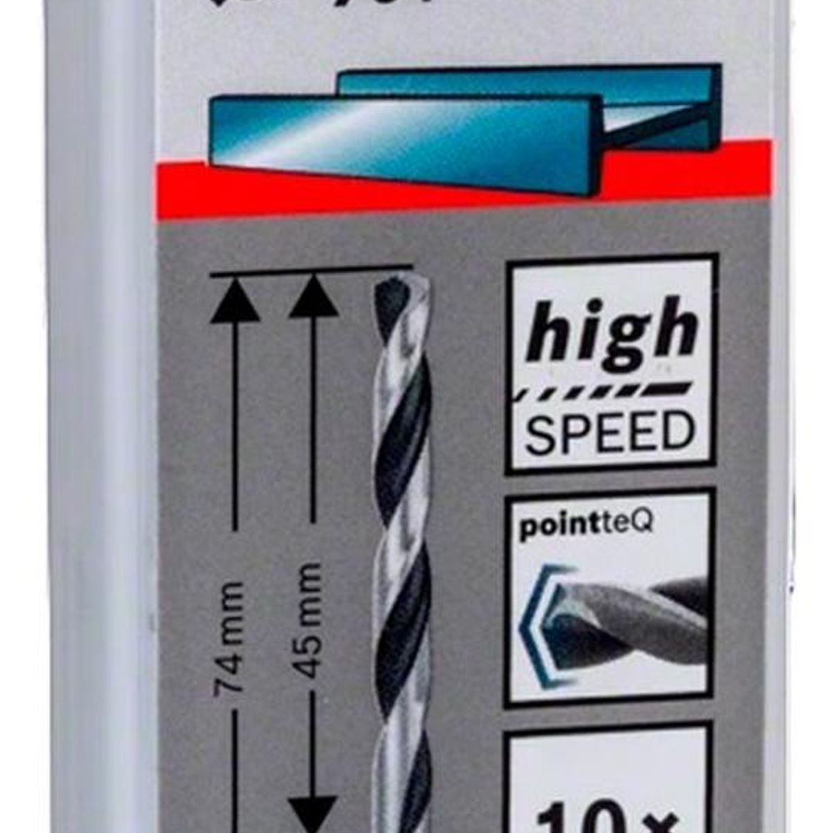 BOSCH - Bosch Broca Metal HSS PointTeQ CjaX10   9/64"