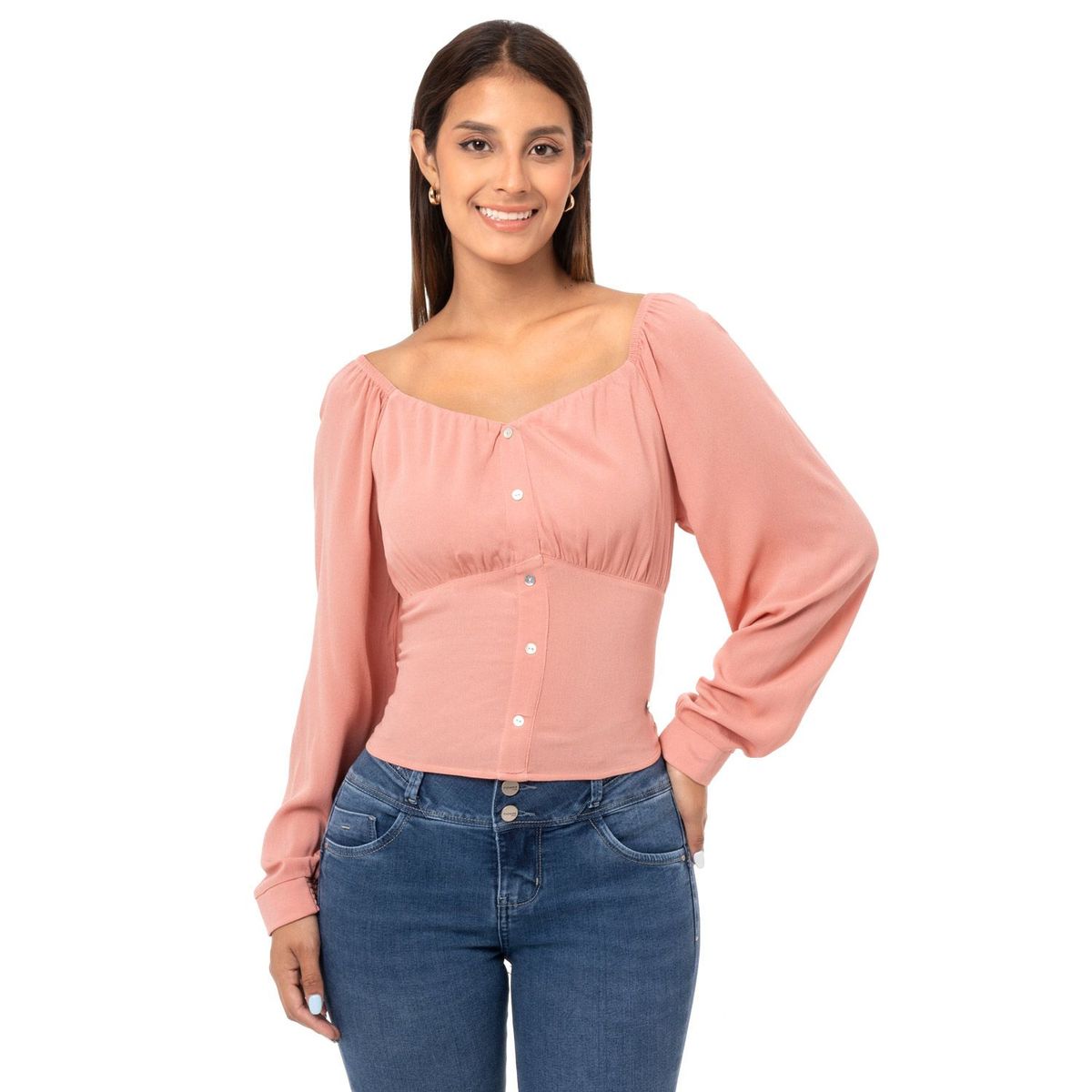 PIONIER - Blusas Popelina Mujer Asmina Pionier