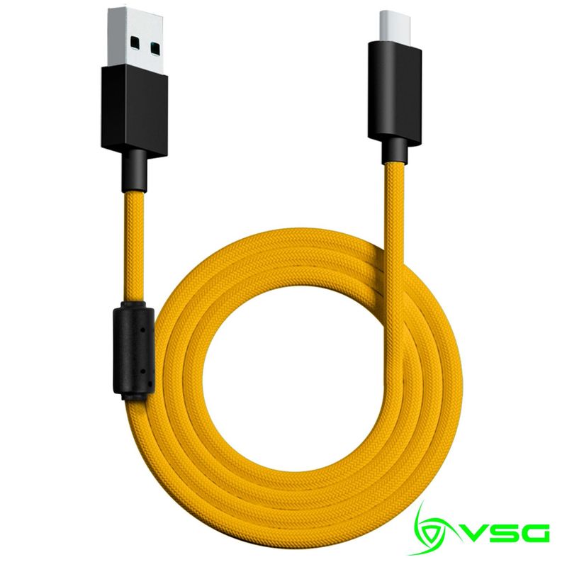VSG - Cable USB Tipo C Trenzado VSG Aquila Amarillo
