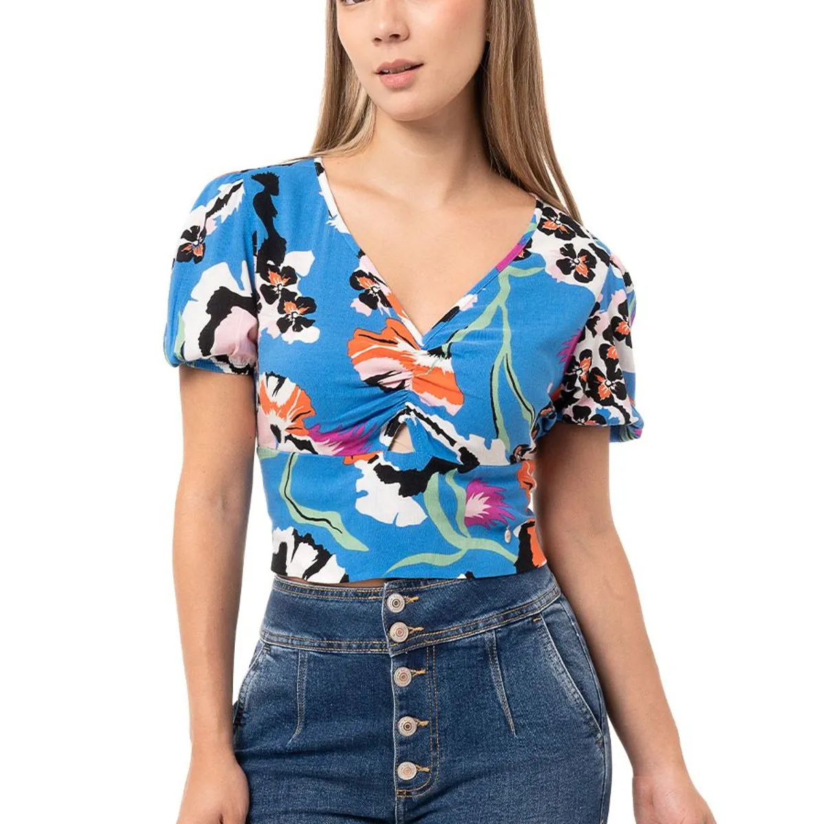 SQUEEZE - Blusas Popelina Mujer Maleh Squeeze