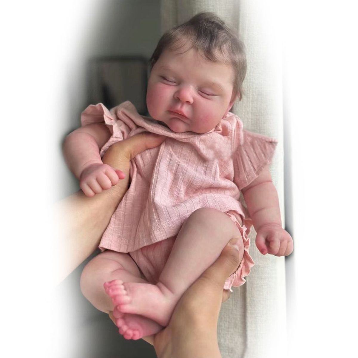 LIANYUN - Muñeca bebe  vinilo de silicona juguetes para 49CM