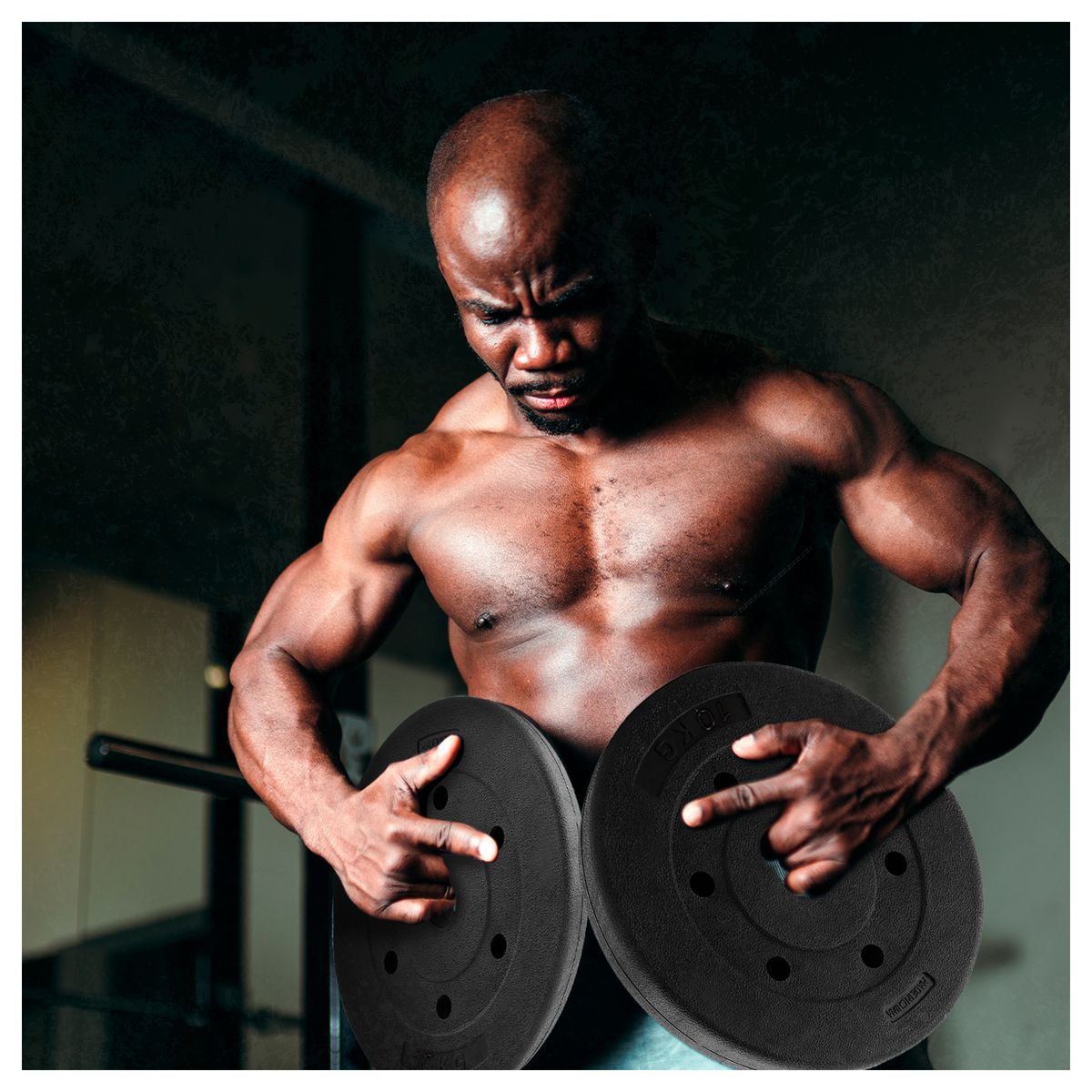 ATLETIS - Disco redondo cemento  10 kg Atletis