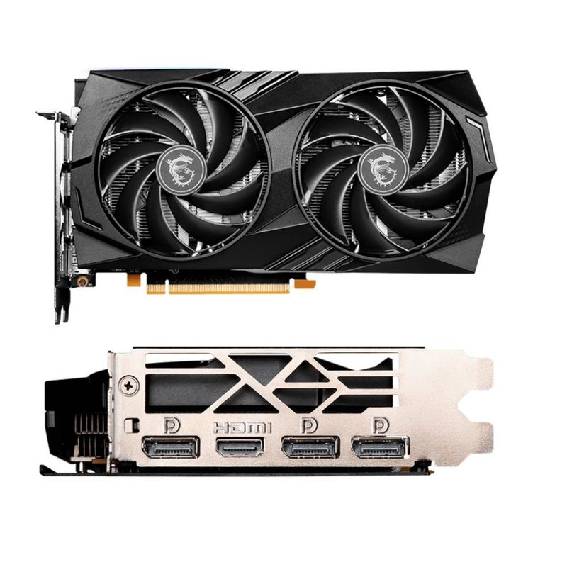 MSI - Tarjeta de video MSI GeForce RTX 4060 GAMING X 8GB GDDR6 PCIe Gen 4 x8