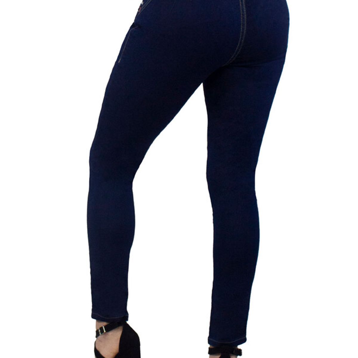 TANSY - PANTALON JEAN PARA MUJER - AVRIL - AZUL NOCHE