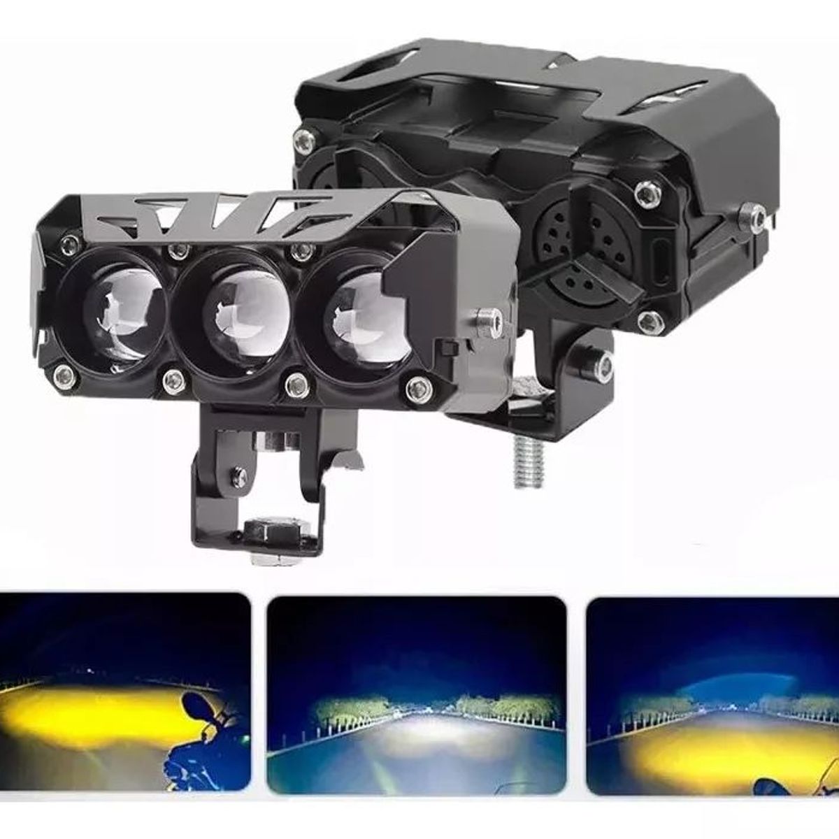 GENERICO - 2pzs Faros Auxiliares Led Luz 120w Para Auto Moto