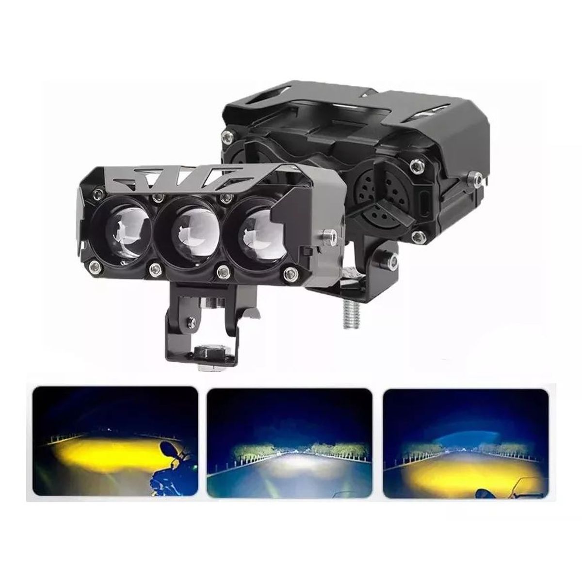 GENERICO - 2pzs Faros Auxiliares Led Luz 120w Para Auto Moto