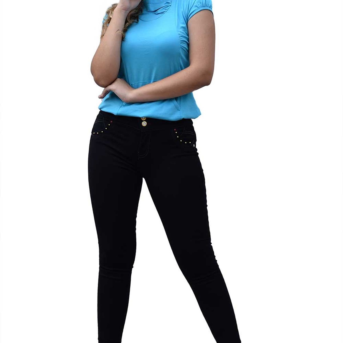 TANSY - JEAN PARA MUJER - ARIANNA TANSY DENIM STRETCH - AZUL NOCHE