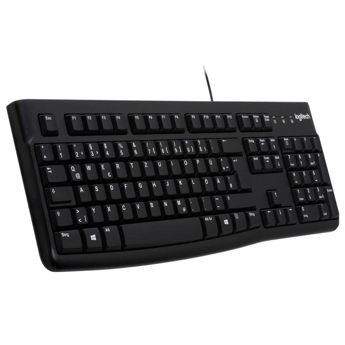 LOGITECH - TECLADO ALAMBRICO PARA PC Y COMPUTADORAS LOGITECH K120 USB BLACK