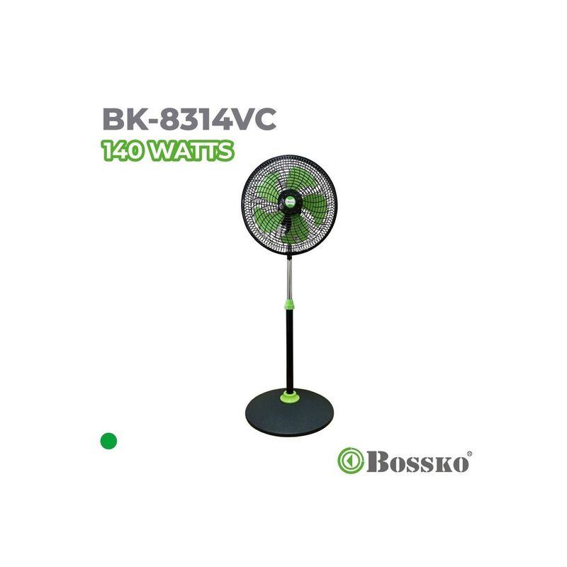 BOSSKO - Ventilador PEDESTAL DE 16 Bossko BK-8314VC- Verde